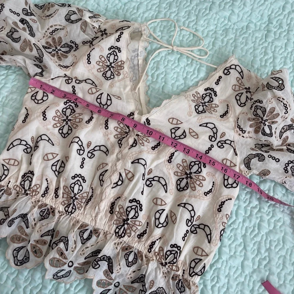 Anthropologie Eyelet Blouse NWT - Picture 5 of 7